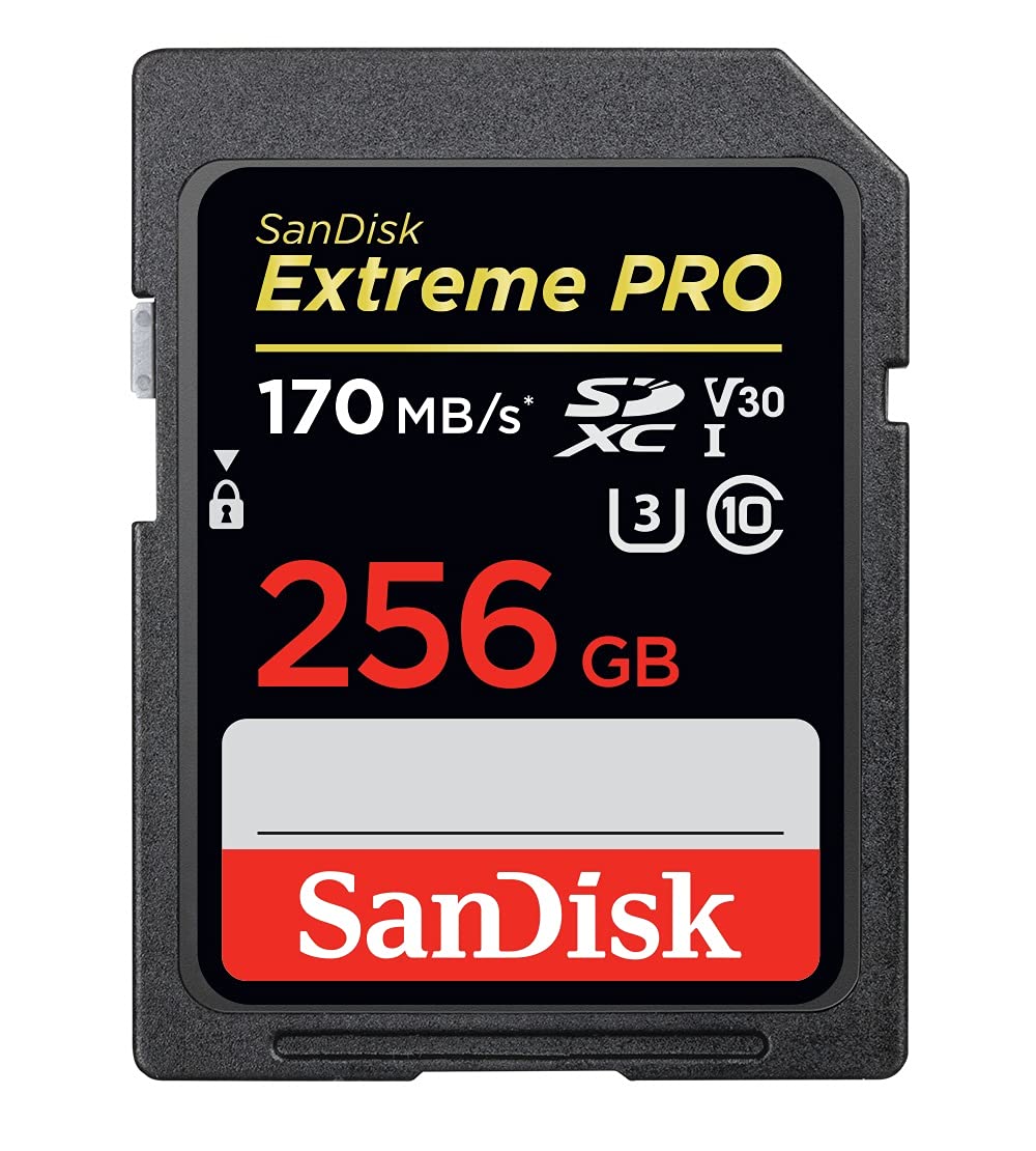 SanDisk サンディスク Extreme Pro SDXC 256GB カード UHS-I 超高速U3 V30 Class10 4K対応並行輸入品